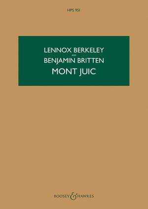 Britten: Mont Juic op. 12 HPS 951