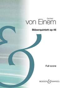 Einem, G v: Bläserquintett op. 46 HPS 920