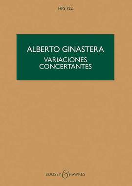 Ginastera, A: Variaciones concertantes op. 23 HPS 722