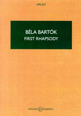 Bartók, B: Rhapsodie Nr. 1 HPS 657