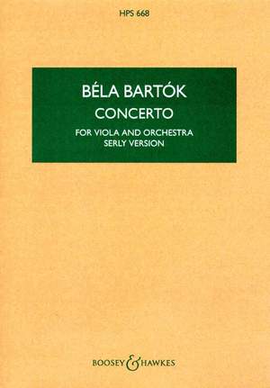 Bartók, B: Violakonzert op. posth. HPS 668