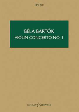 Bartók, B: Violinkonzert Nr. 1 op. posth. HPS 710