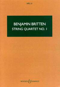 Britten: String Quartet No. 1 D major op. 25 HPS 31