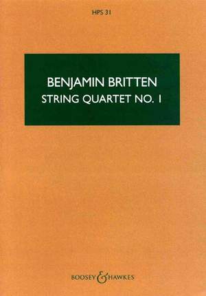 Britten: String Quartet No. 1 D major op. 25 HPS 31