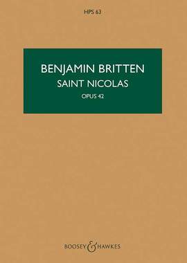 Britten: Saint Nicolas op. 42 HPS 63
