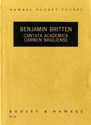 Britten: Cantata Academica op. 62 HPS 719