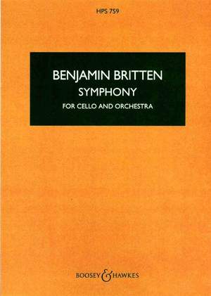 Britten: Symphony op. 68 HPS 759