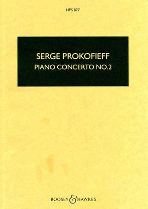 Prokofiev, S: Piano Concerto No. 2 in G minor op. 16 HPS 877
