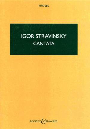 Stravinsky, I: Cantata HPS 666