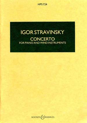 Stravinsky, I: Concerto HPS 724
