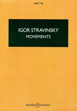 Stravinsky, I: Movements HPS 718