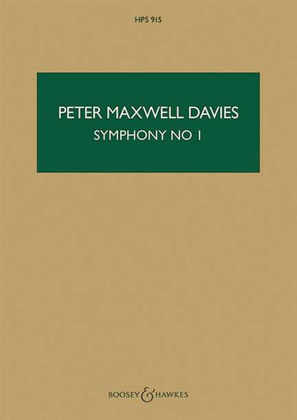 Maxwell Davies, Peter: Symphony No. 1