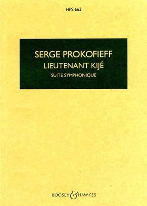 Prokofiev, S: Lieutenant Kijé op. 60 HPS 663