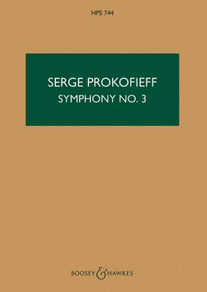 Prokofiev, S: Symphony No. 3 op. 44 HPS 744