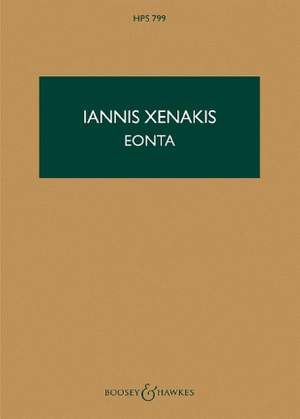 Xenakis, I: Eonta HPS 799