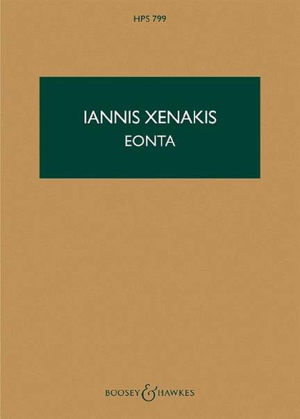Xenakis, I: Eonta HPS 799