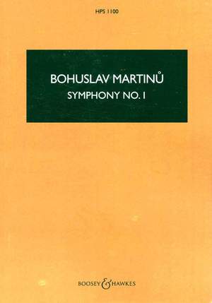 Martinů, B: Symphonie Nr. 1 H 289 HPS 1100