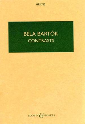 Bartók, B: Contrasts HPS 723