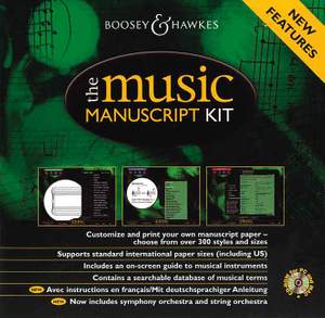Music Manuscript Kit