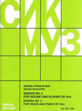 Prokofiev: Violin Sonata No. 2 op. 94a