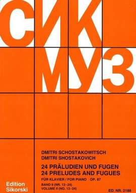 Shostakovich: 24 Preludes and Fugues op. 87/13-24 Vol. 2