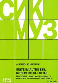 Schnittke, A: Suite im alten Stil