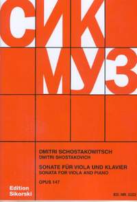 Shostakovich: Viola Sonata  in C Major op. 147