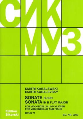 Kabalevsky, D: Sonata B flat major