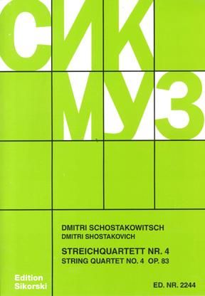Shostakovich: String Quartet No. 4 op. 83