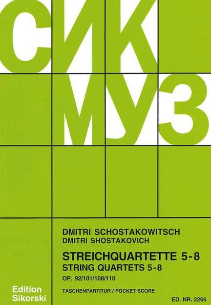 Shostakovich: String Quartets 5 - 8