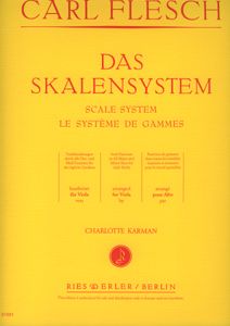 Flesch, C F: Scale System for Viola