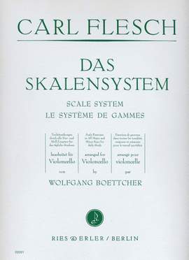 Flesch, C F: Scale System for Cello