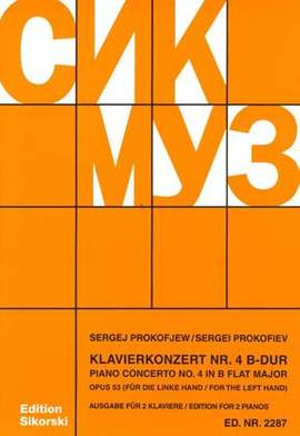 Prokofiev, S: Konzert Nr. 4