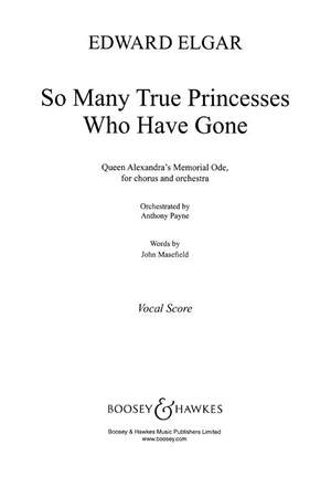 Elgar: So Many True Princesses Who Have Gone