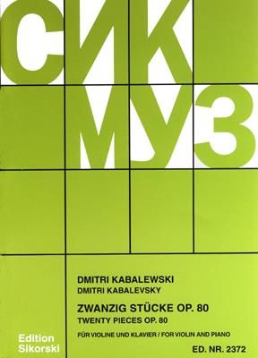 Kabalevsky, D: 20 Stücke op. 80