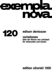 Denissow, E: Variationen über ein Thema von Schubert 120