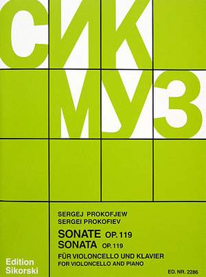 Prokofiev, S: Sonate op. 119
