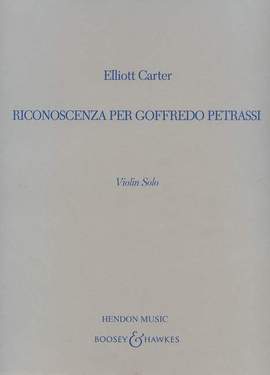 Carter, E: Riconoscenza per Goffredo Petrassi