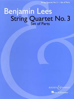 Lees, B: String Quartet No. 3