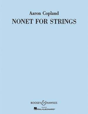 Copland, A: Nonet for Strings