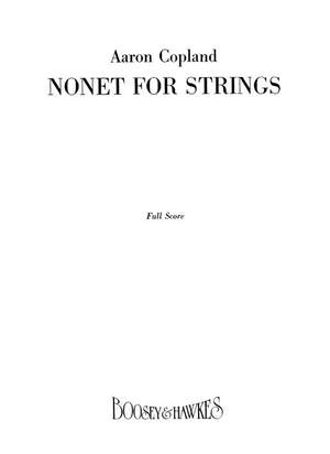 Copland, A: Nonet for Strings