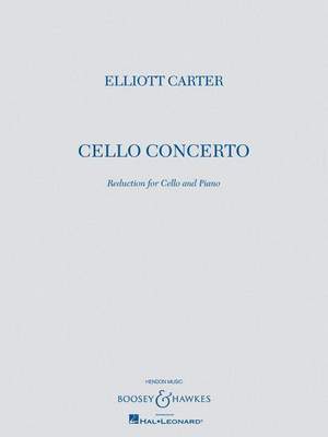 Carter, E: Cello Concerto