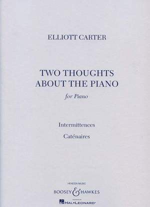 Carter, E: Two Thoughts about the Piano