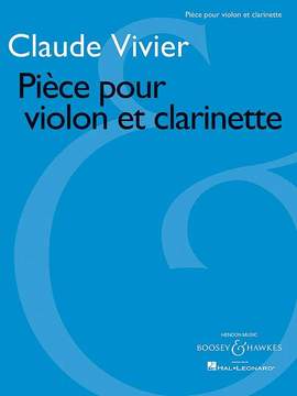 Vivier, C: Pièce pour violon et clarinette