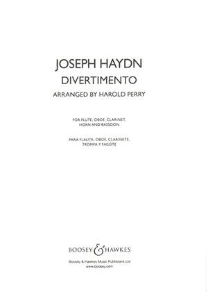 Haydn, J: Divertimento HPS 276