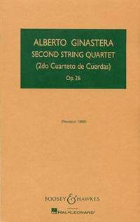 Ginastera, A: String Quartet 2 op. 26 HPS 971