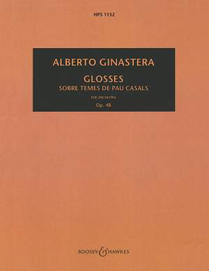 Ginastera, A: Glosses op. 48 HPS 1132