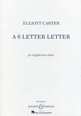 Carter, E: A 6 Letter Letter