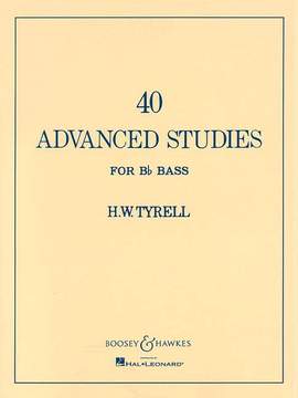 Tyrell, H W: Advanced Studies for Bb Bass