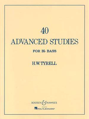 Tyrell, H W: Advanced Studies for Bb Bass